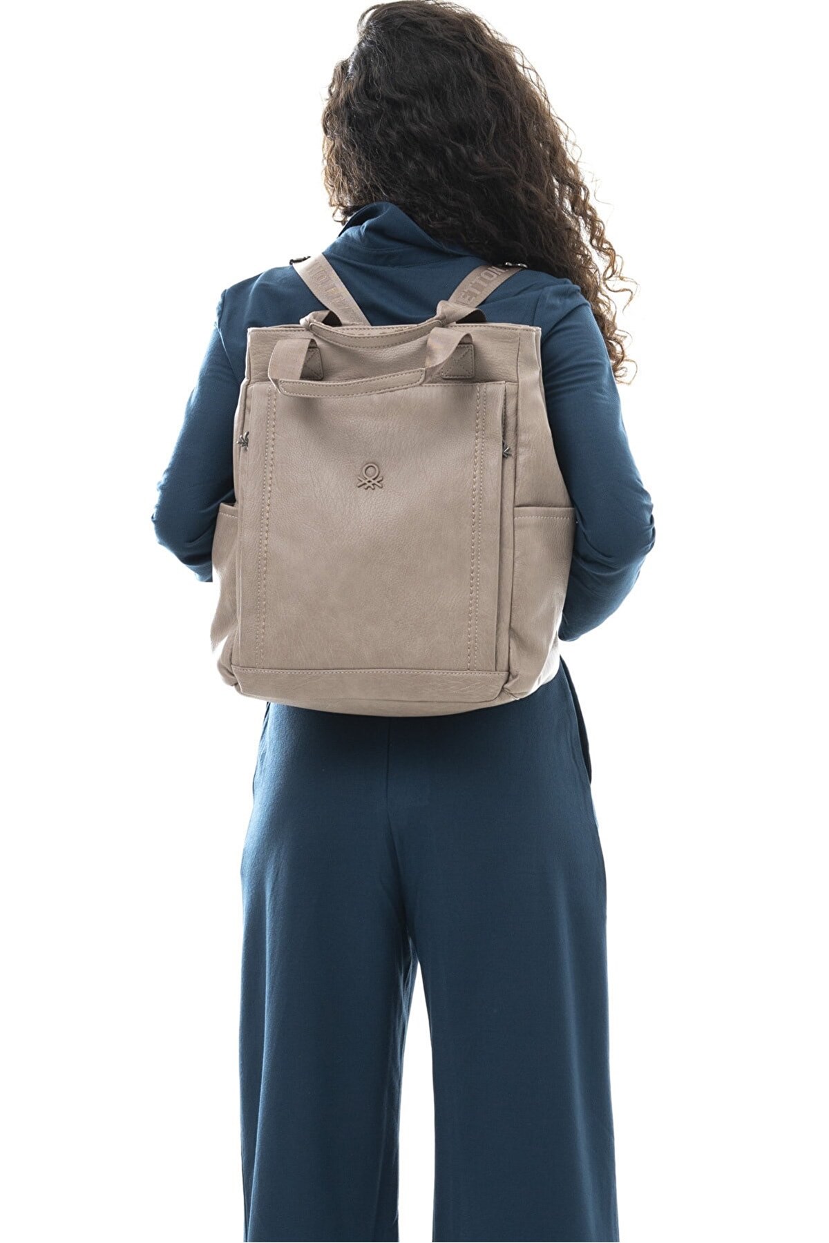Benetton Bayan Sırt Çantası BNT524 Vizon