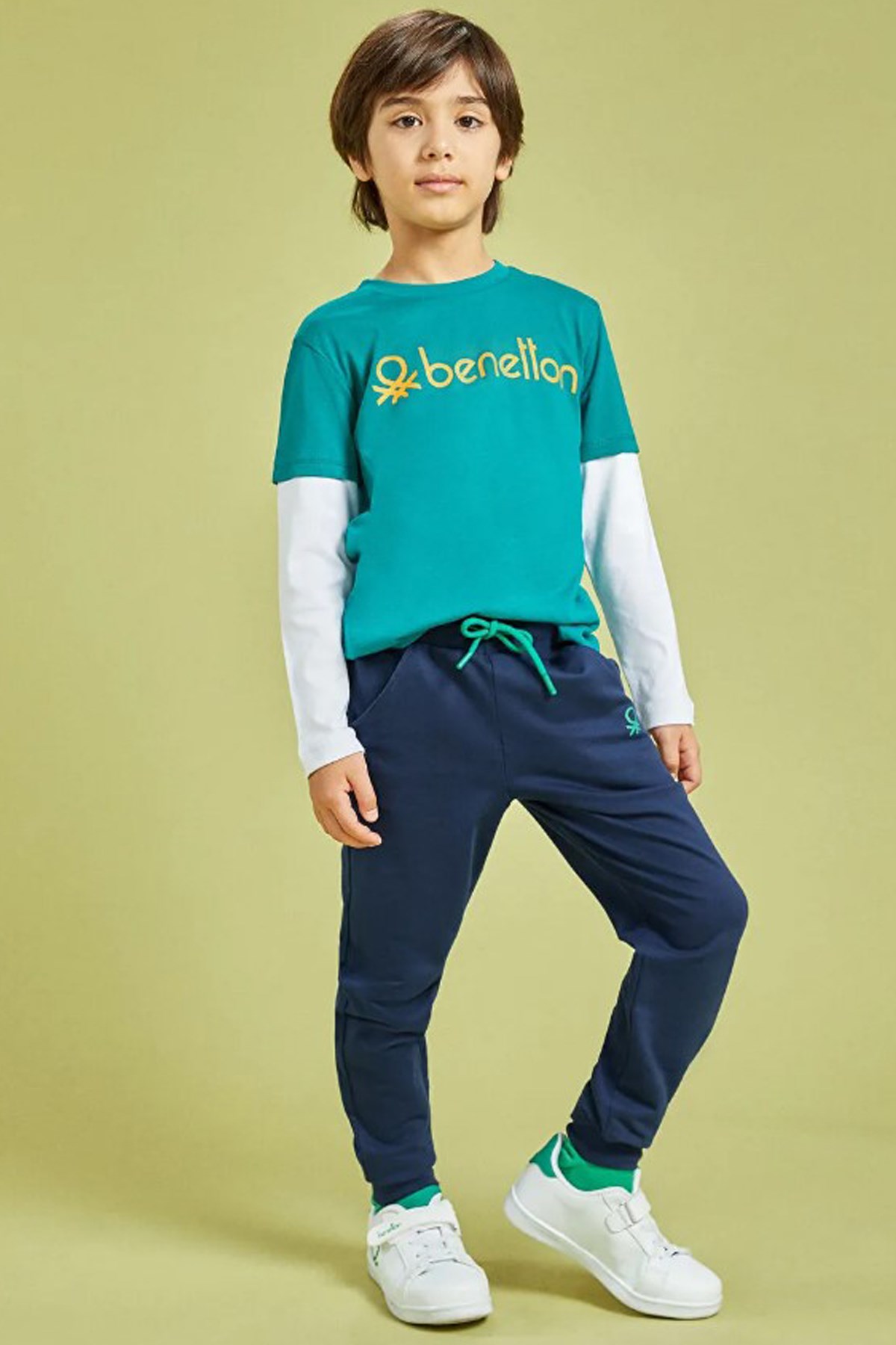 Benetton Çocuk Eşofman Altı BNT-B023 B Lacivert