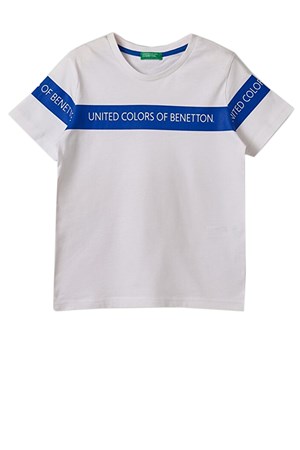 Benetton Çocuk Tişört BNT-B050 TOP Beyaz