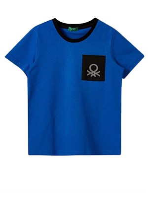 Benetton Çocuk Tişört BNT-B052 TOP Mavi
