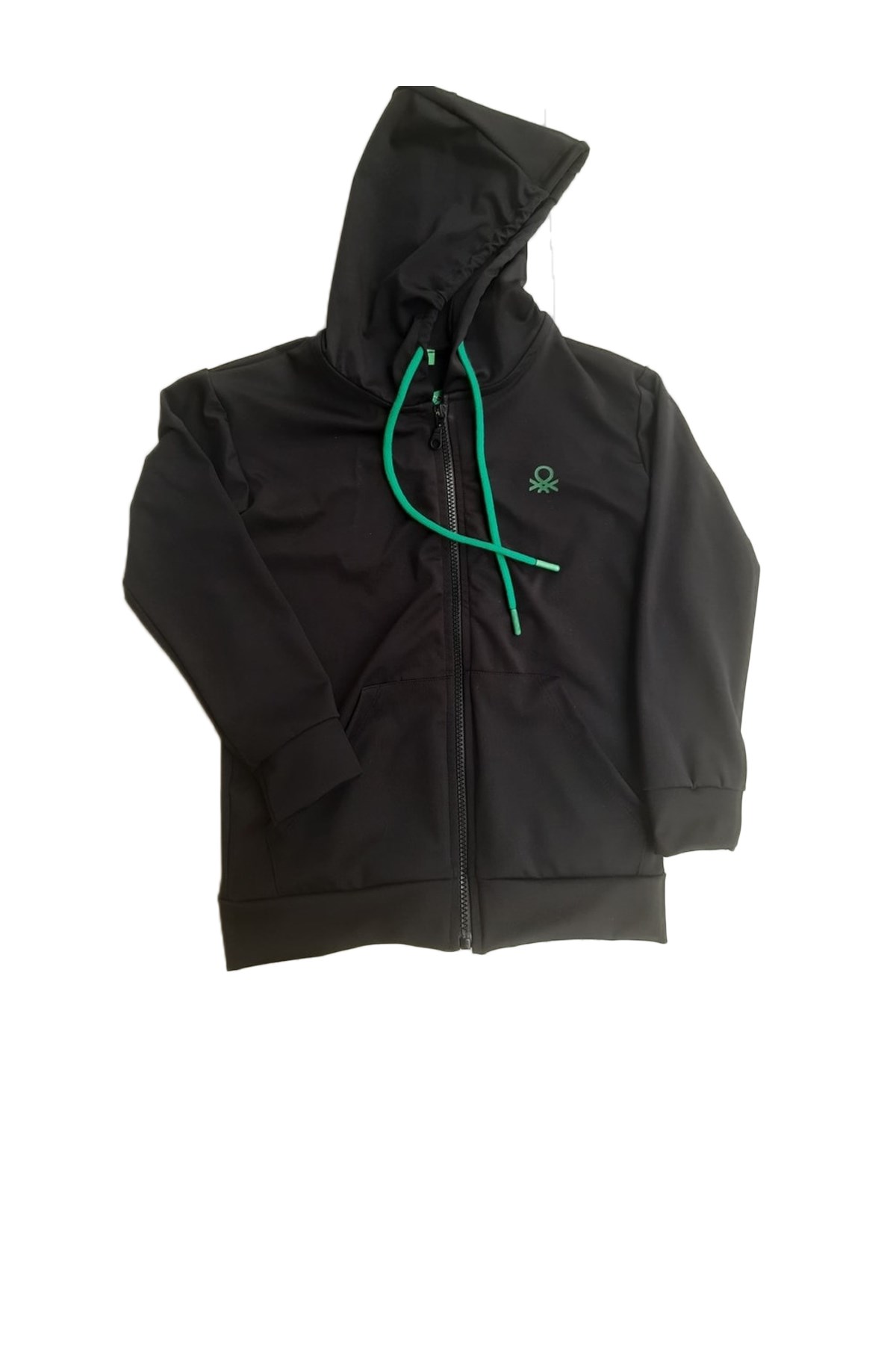 Benetton Active Çocuk Fermuarlı Sweatshirt BNT-B202 Siyah