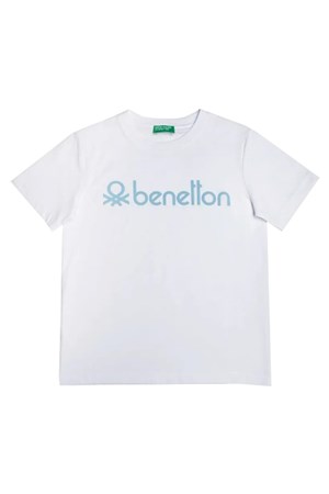 Benetton Çocuk Tişört BNT-B20551 Beyaz