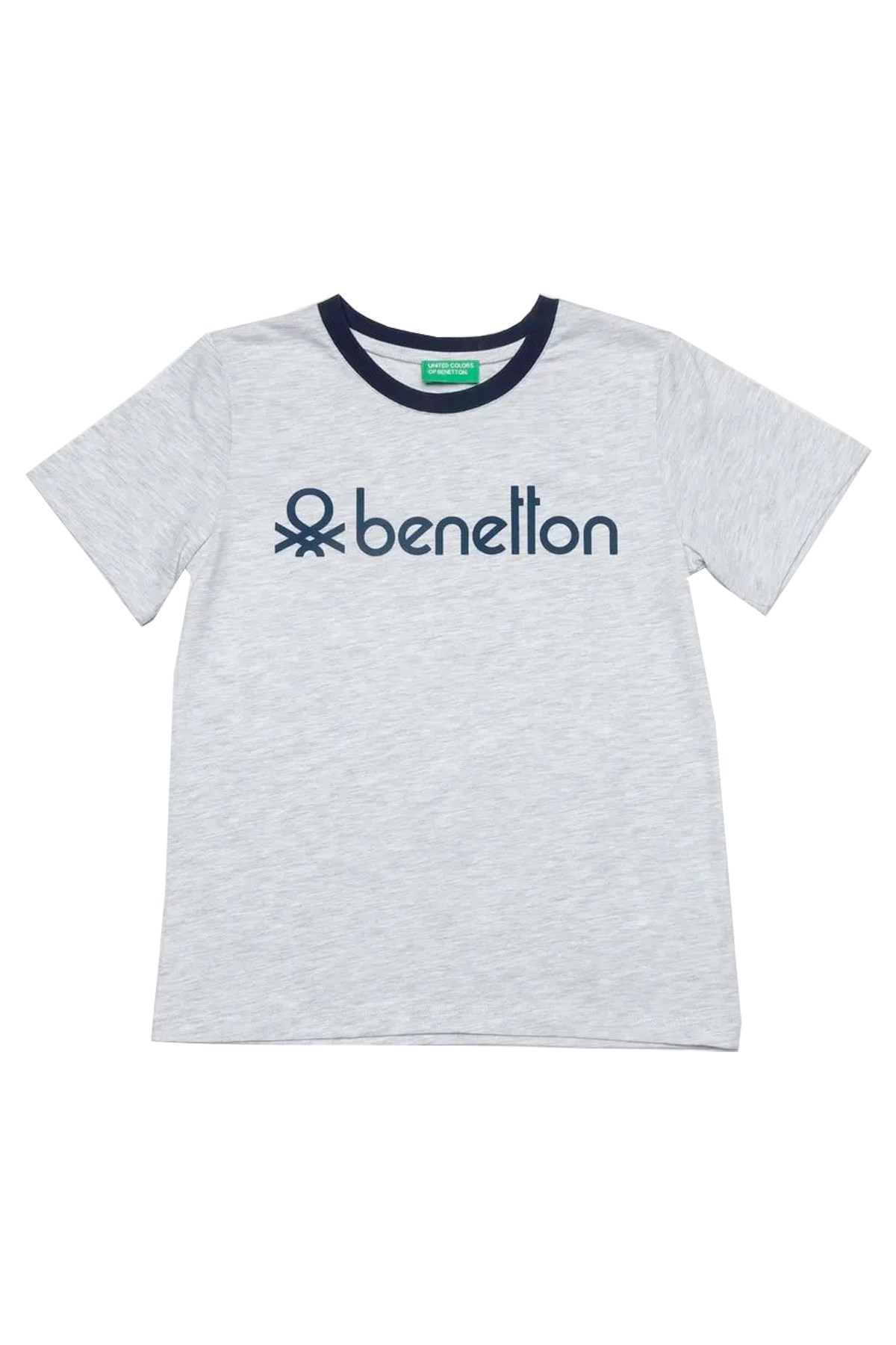 Benetton Çocuk Tişört BNT-B20555 Gri