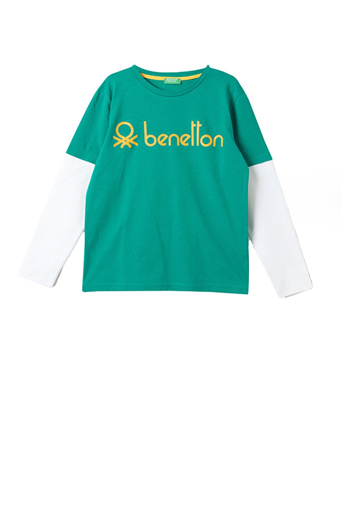 Benetton Çocuk Tişört BNT-B206 Yeşil