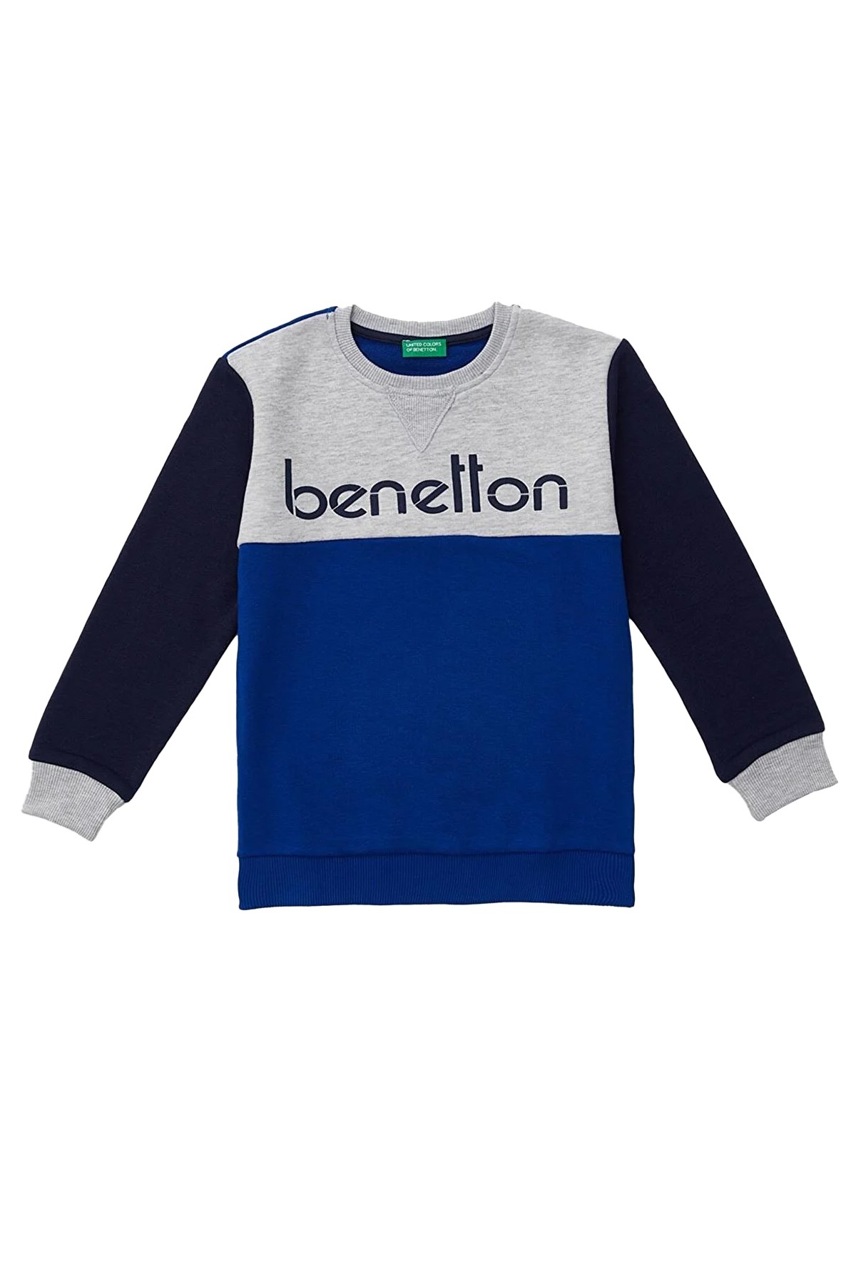 Benetton Çocuk Sweatshirt BNT-B20875 Lacivert