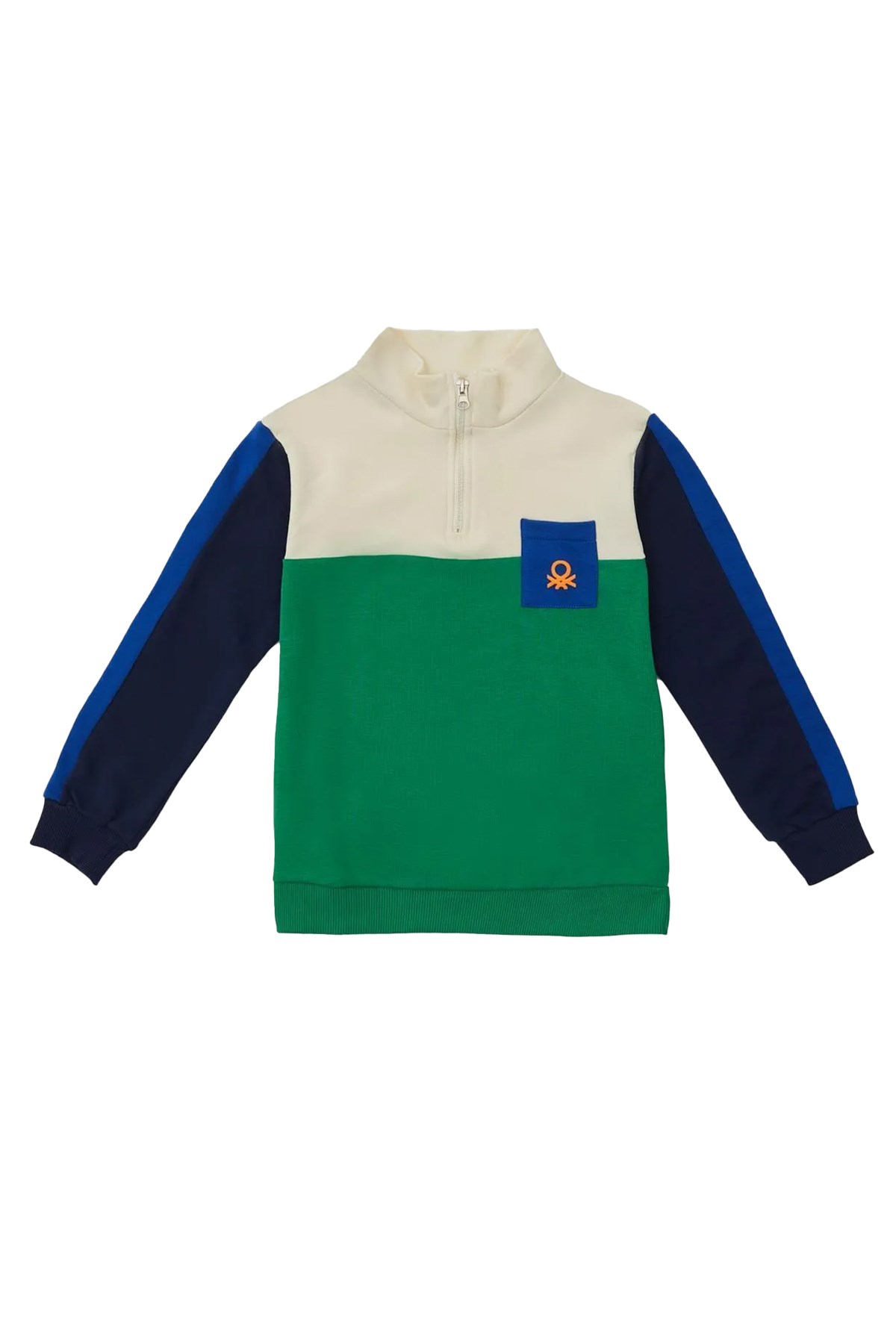 Benetton Çocuk Sweatshirt BNT-B20890 Lacivert