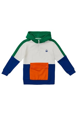 Benetton Çocuk Sweatshirt BNT-B20894 Mavi