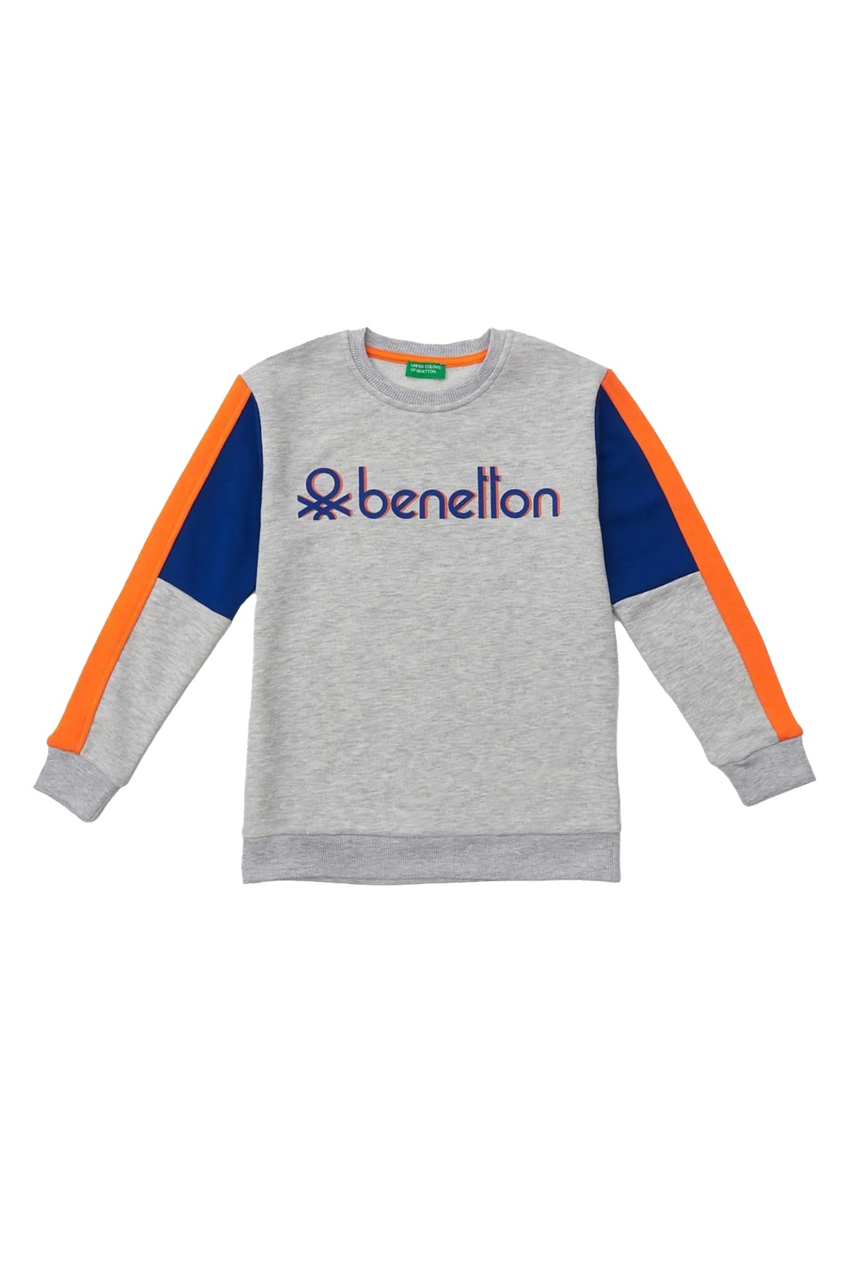 Benetton Çocuk Sweatshirt BNT-B20896 Gri