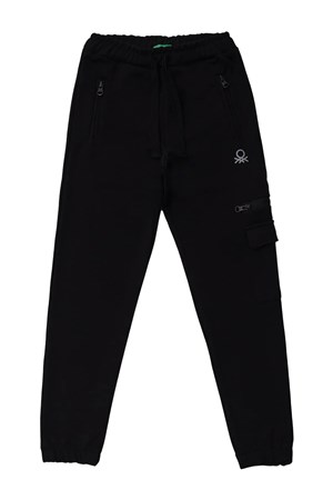 Benetton Çocuk Jogger Eşofman Altı BNT-B20910 Siyah