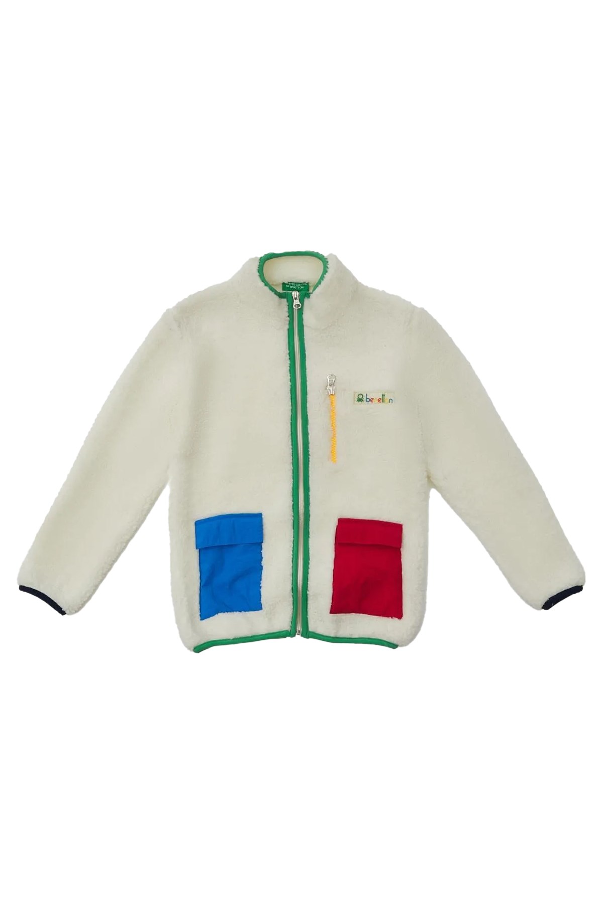 Benetton Çocuk Polar Sweatshirt BNT-B20945 Bej