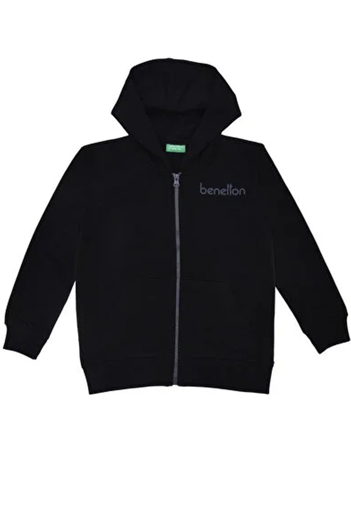 Benetton Çocuk Sweatshirt BNT-B21876 Siyah