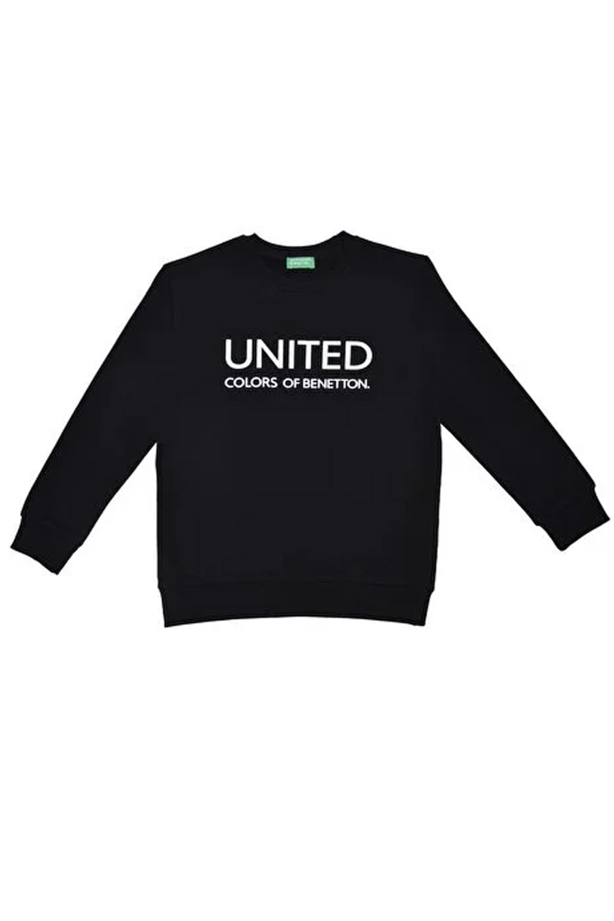Benetton Çocuk Sweatshirt BNT-B21877 Siyah