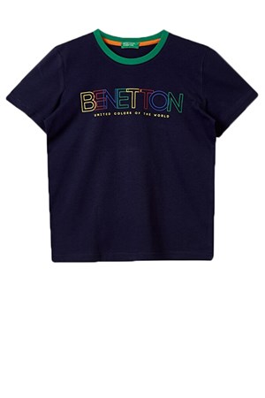 Benetton Çocuk Tişört BNT-B225 TOP Lacivert