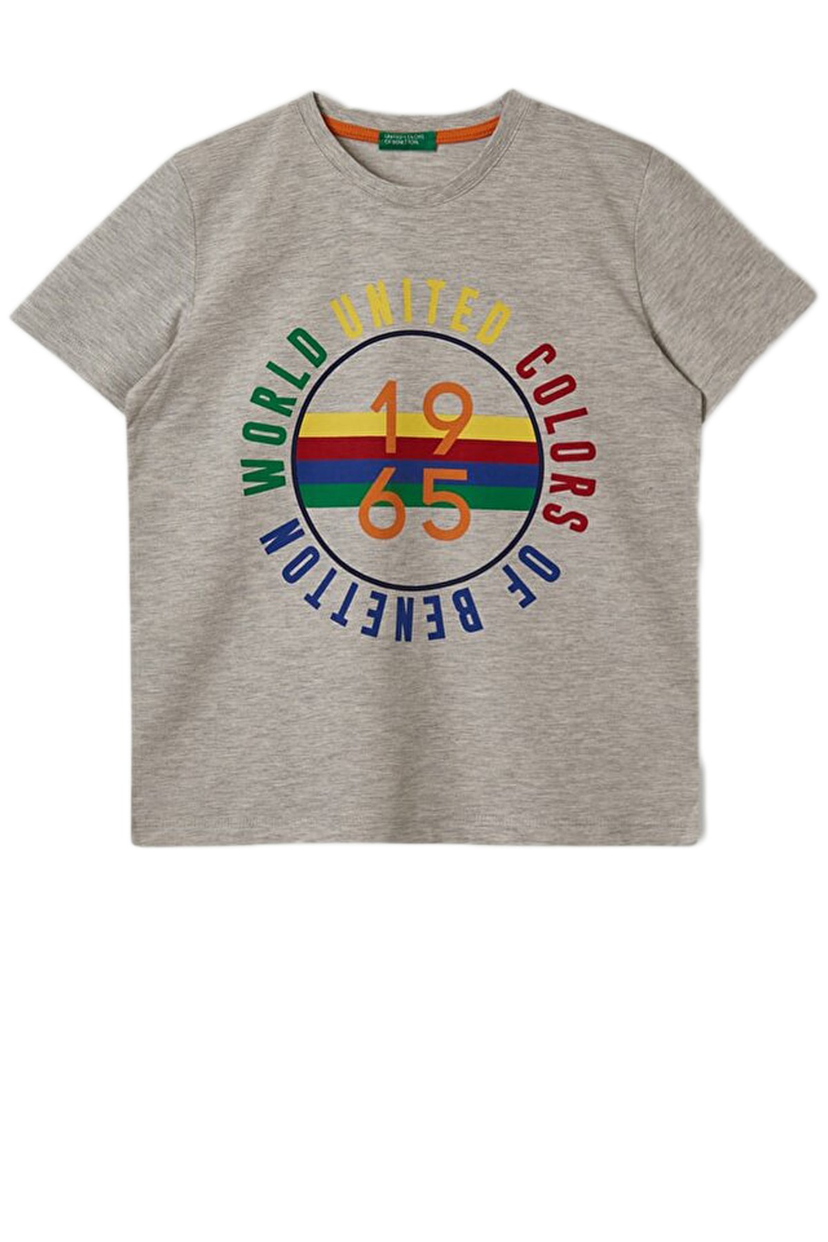 Benetton Çocuk Tişört BNT-B231 TOP Gri