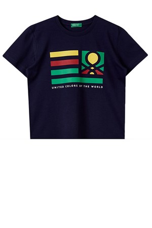 Benetton Çocuk Tişört BNT-B234 TOP Lacivert