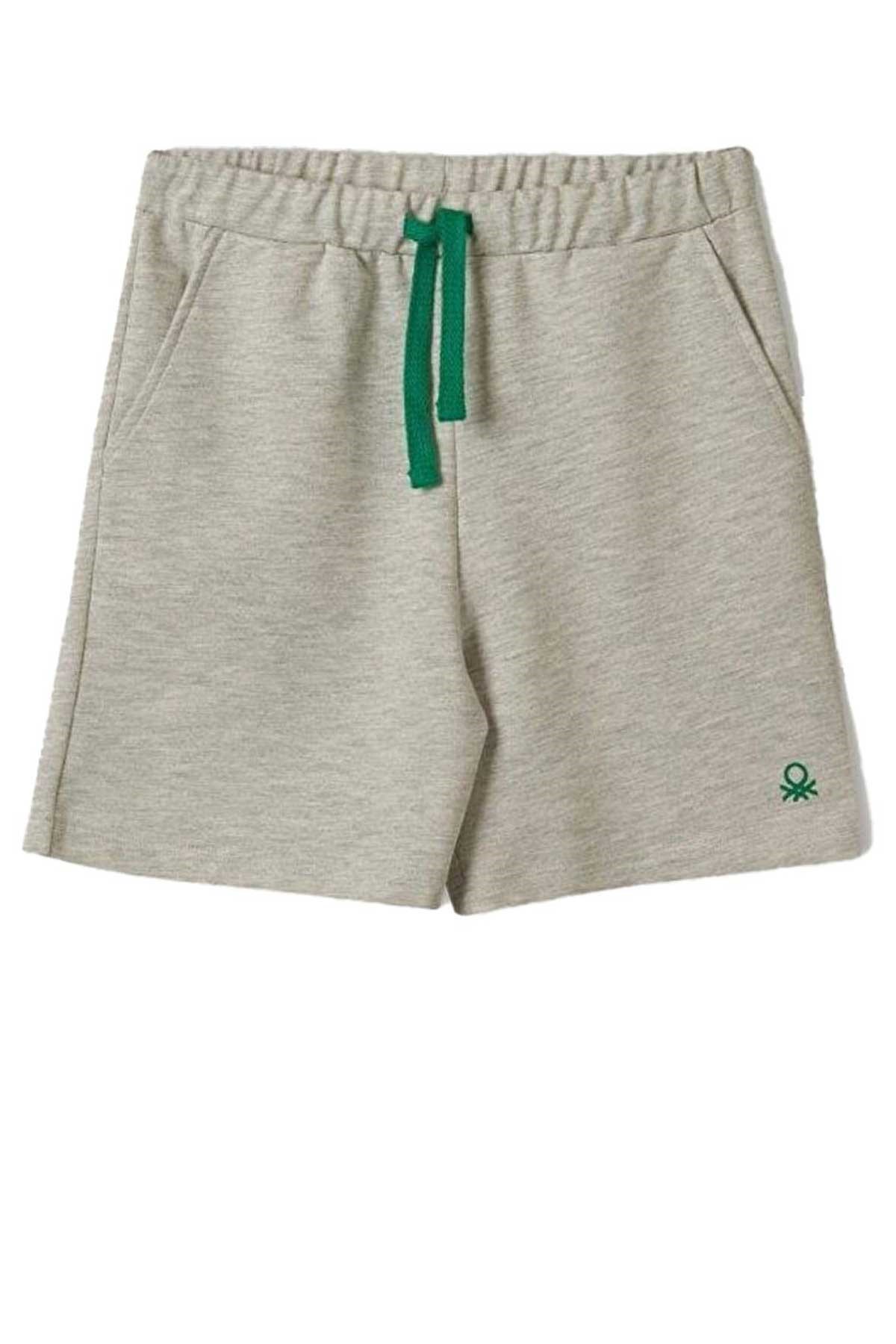 Benetton Çocuk Şort BNT-B238-R Gri