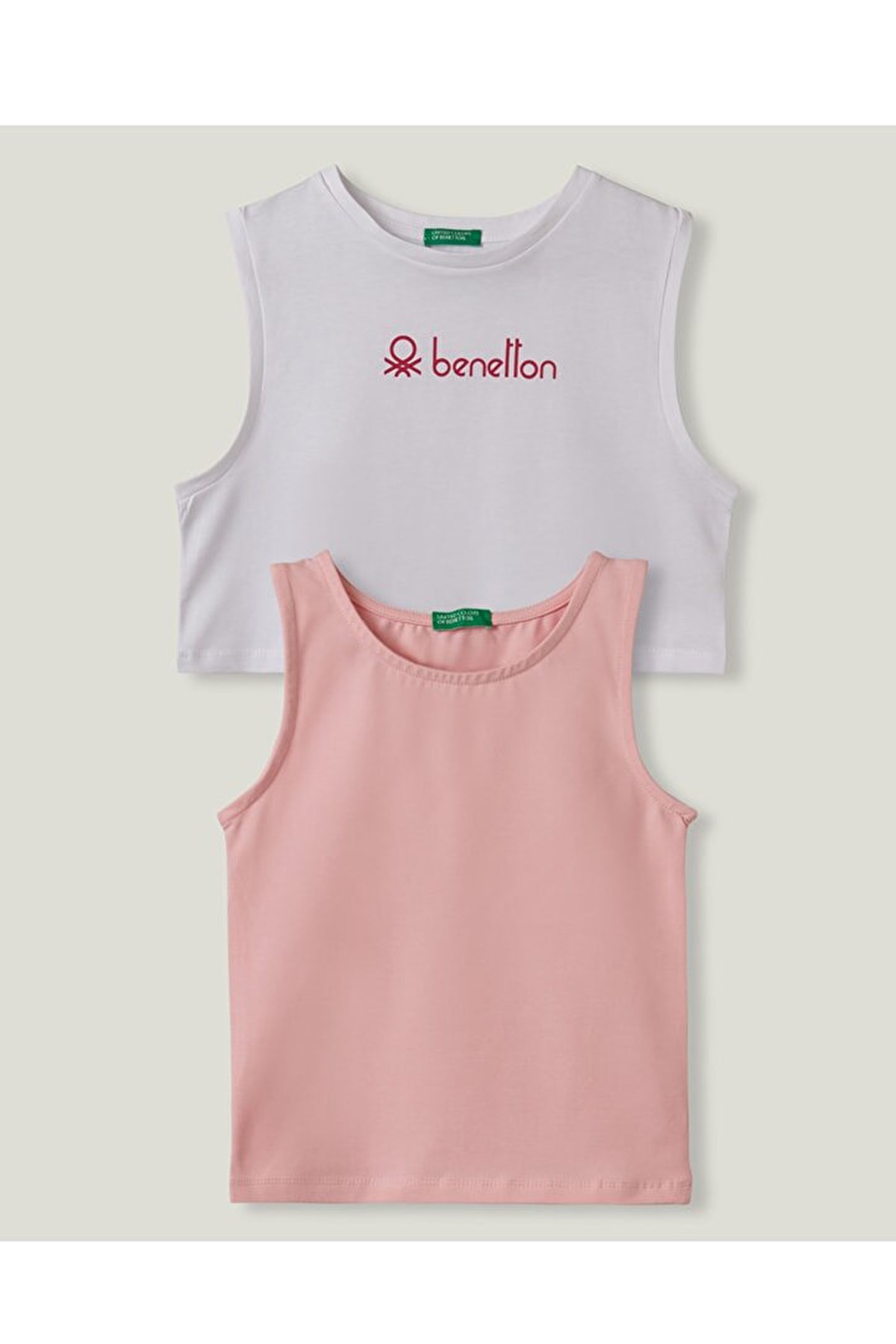 Benetton Çocuk Tişört BNT-G026 TOP Pembe