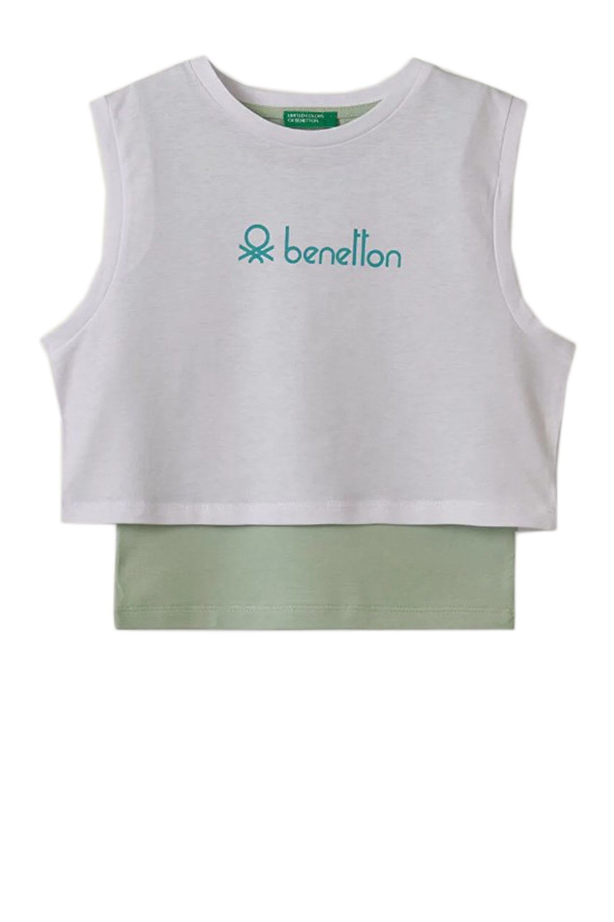 Benetton Çocuk Tişört BNT-G026 TOP Yeşil