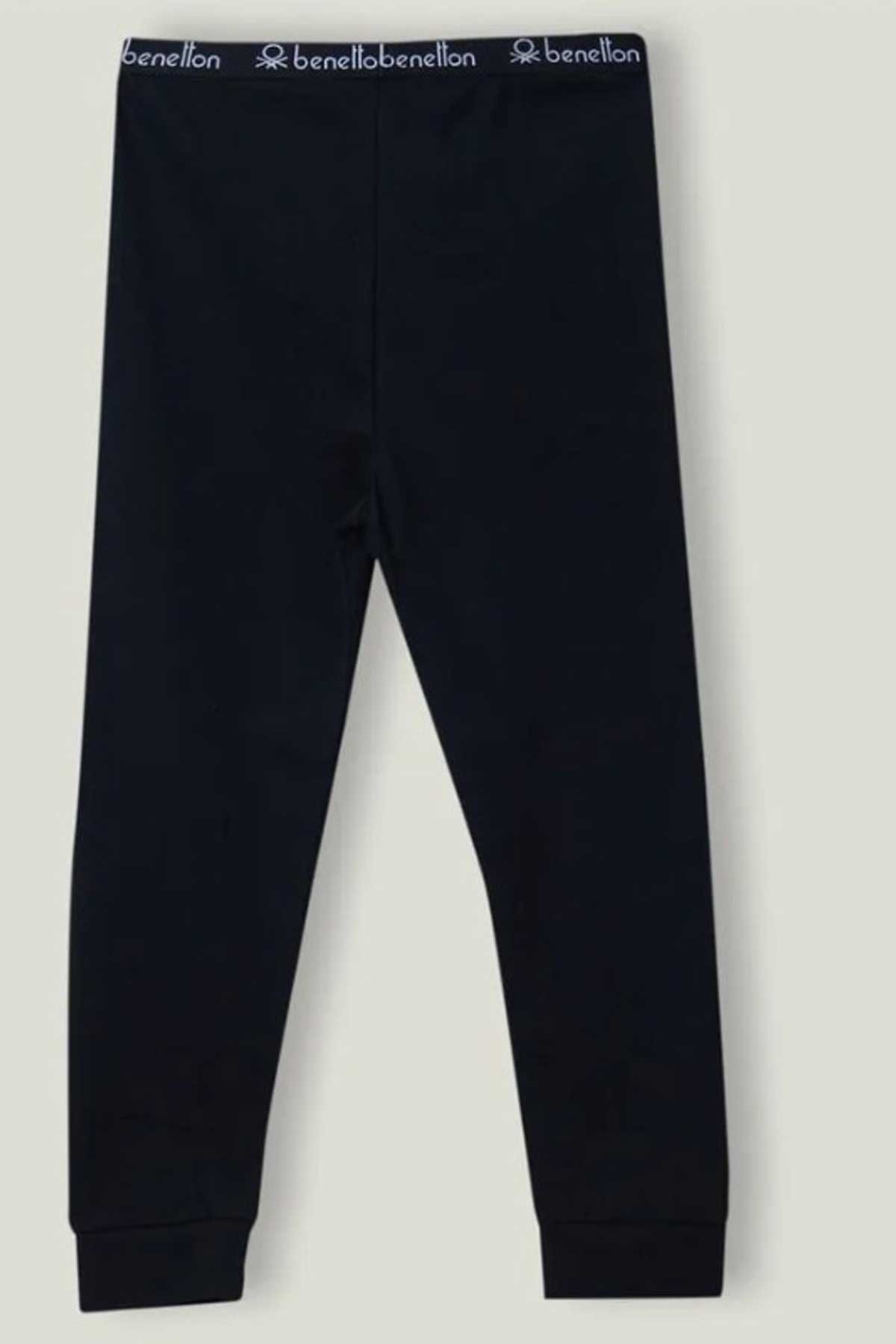 Benetton Çocuk Uzun Tayt BNT-G071 BOTTOM Siyah
