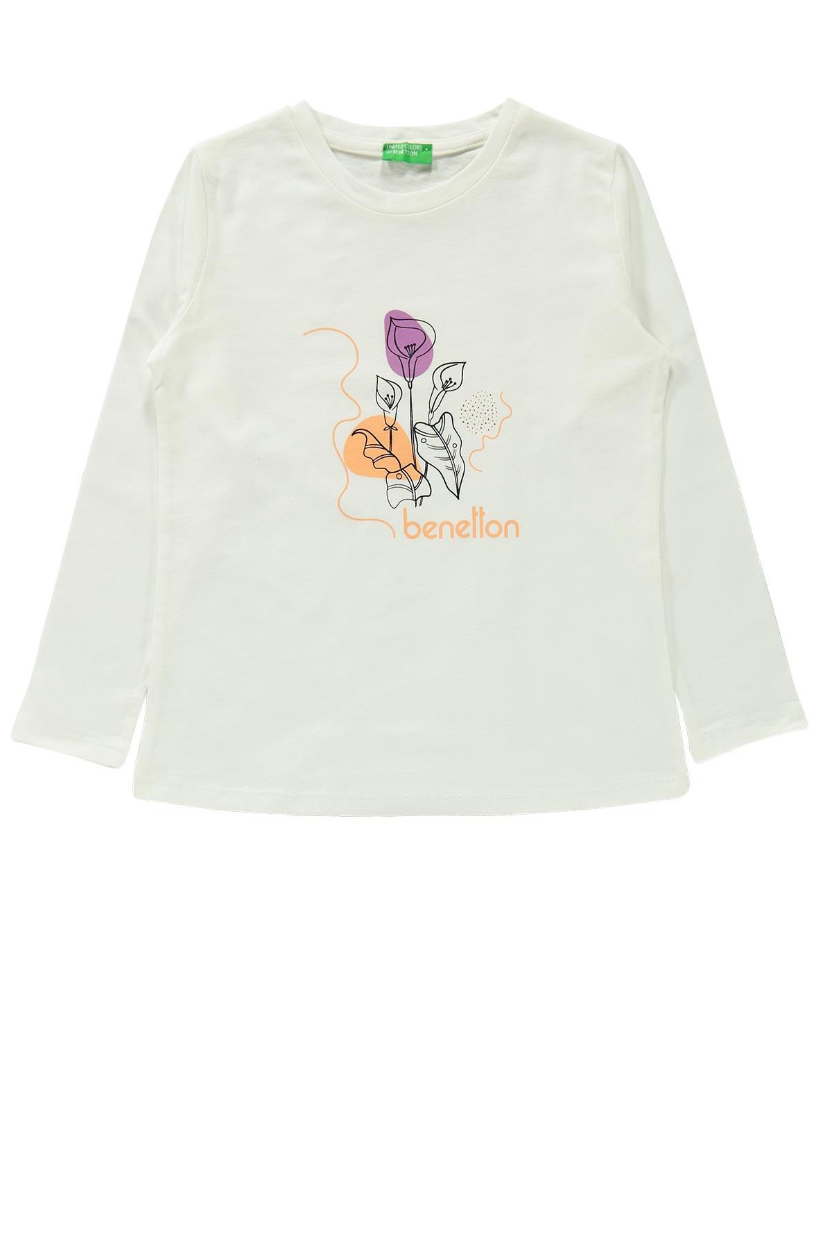 Benetton Kız Çocuk Eşofman Takımı BNT-G118 Ekru