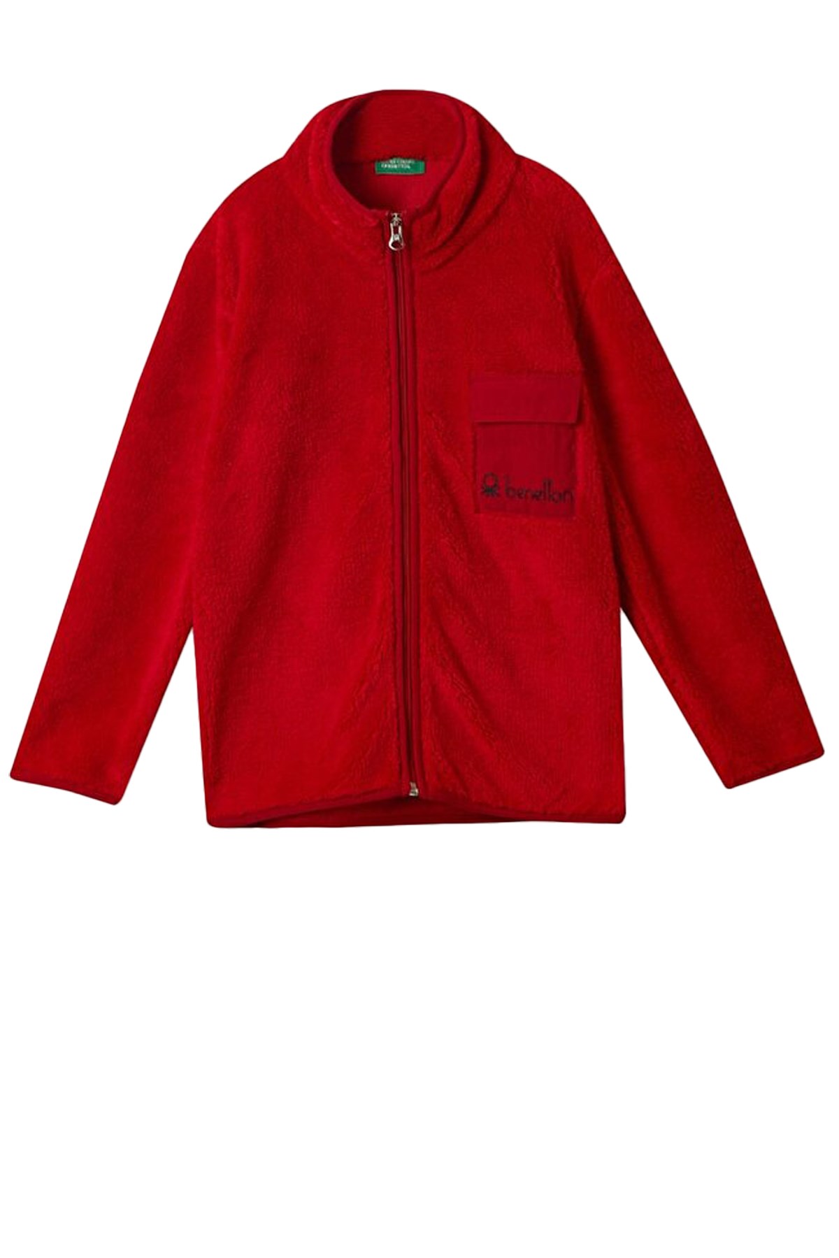 Benetton Çocuk Polar Sweatshirt BNT-G20116 Kırmızı