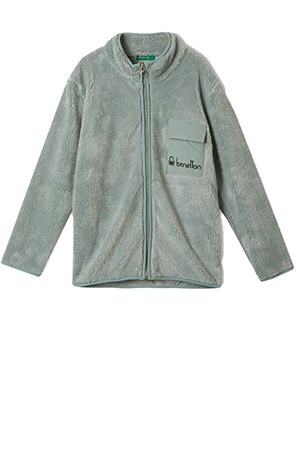 Benetton Çocuk Polar Sweatshirt BNT-G20116 Mavi