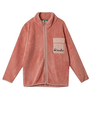 Benetton Çocuk Polar Sweatshirt BNT-G20116 Sarı