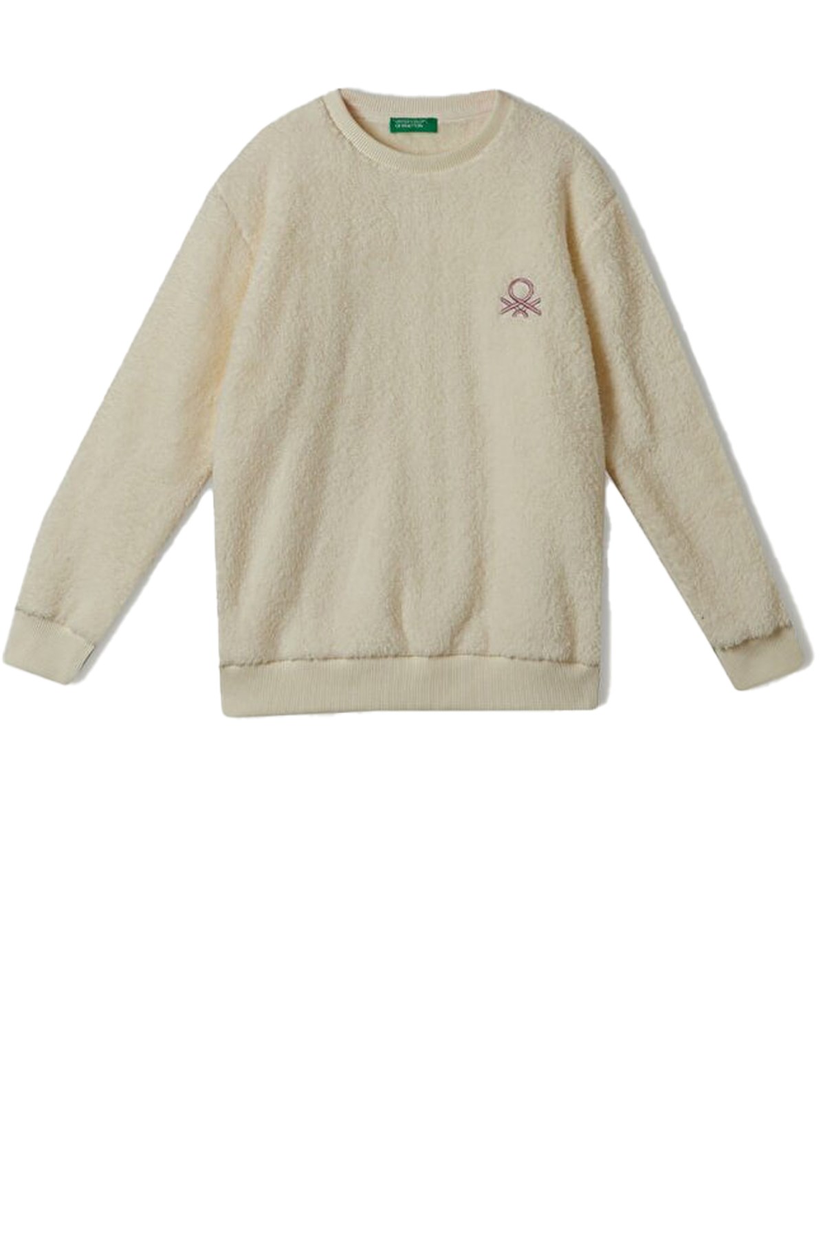 Benetton Çocuk Sweatshirt BNT-G20118 Beyaz