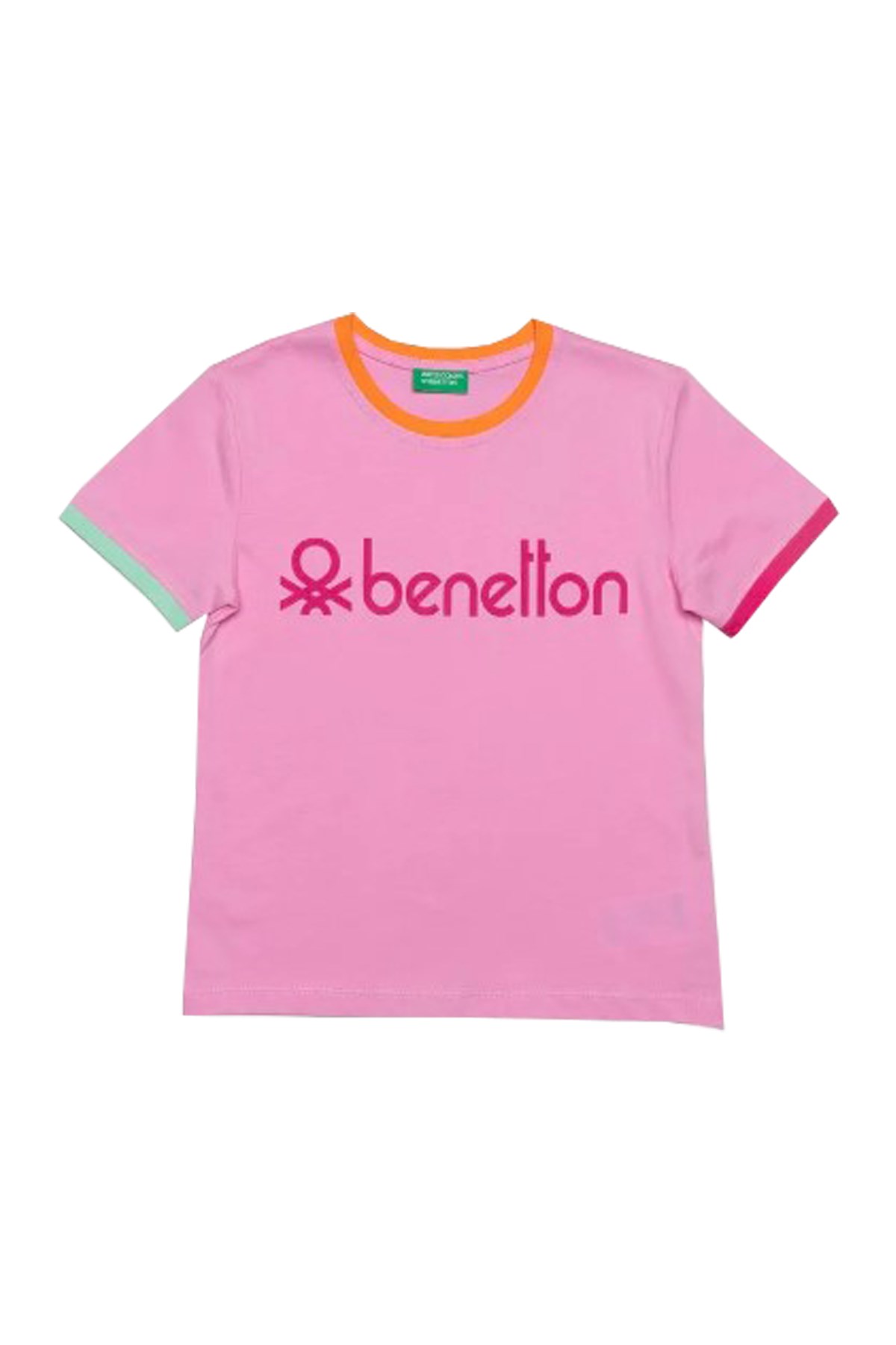 Benetton Çocuk Tişört BNT-G20487 Pembe