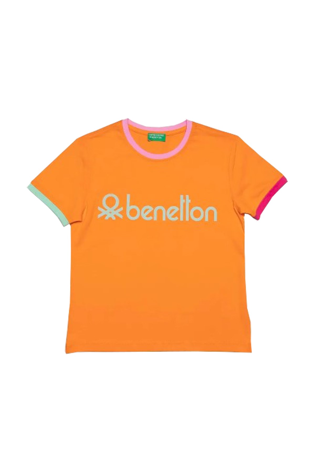 Benetton Çocuk Tişört BNT-G20487 Turuncu