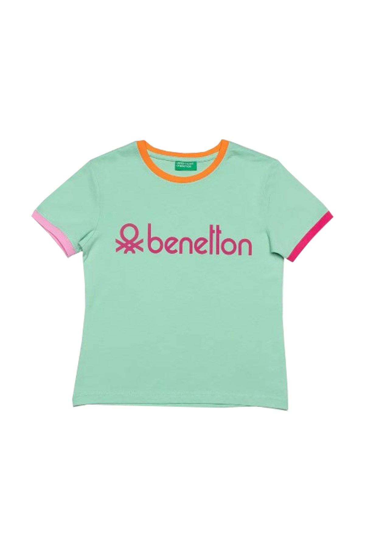 Benetton Çocuk Tişört BNT-G20487 Yeşil