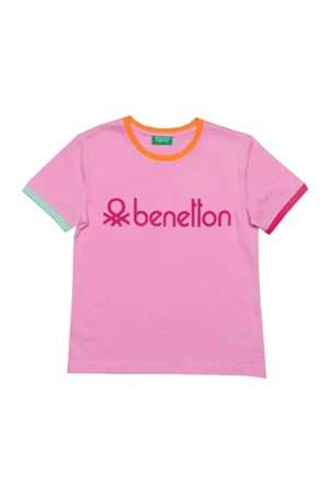 Benetton Çocuk Tişört BNT-G20487 Pembe
