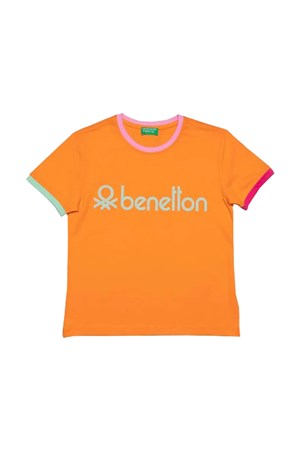 Benetton Çocuk Tişört BNT-G20487 Turuncu