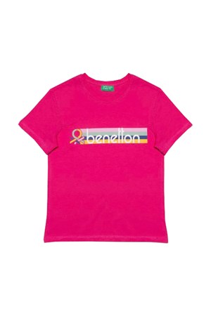 Benetton Çocuk Tişört BNT-G20490 Pembe