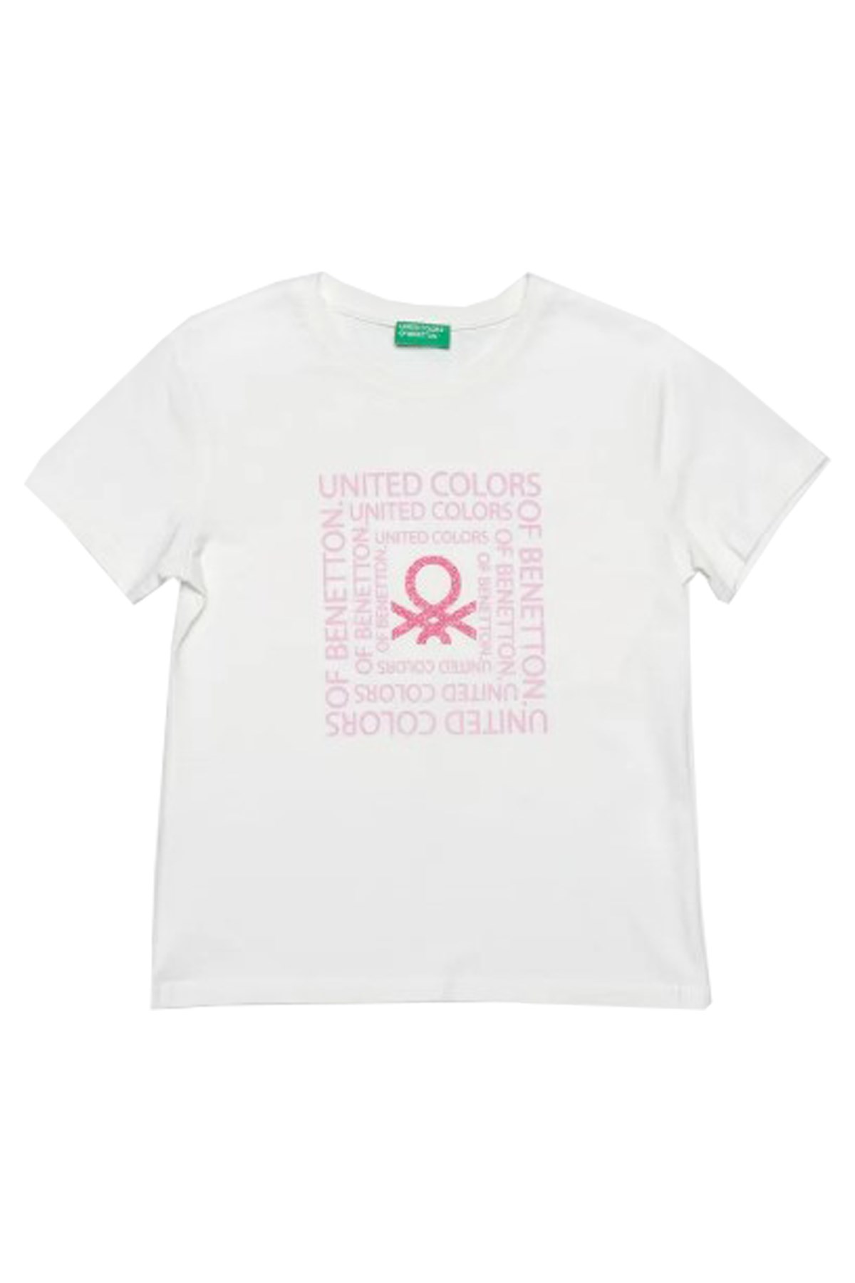 Benetton Çocuk Tişört BNT-G20498 Beyaz