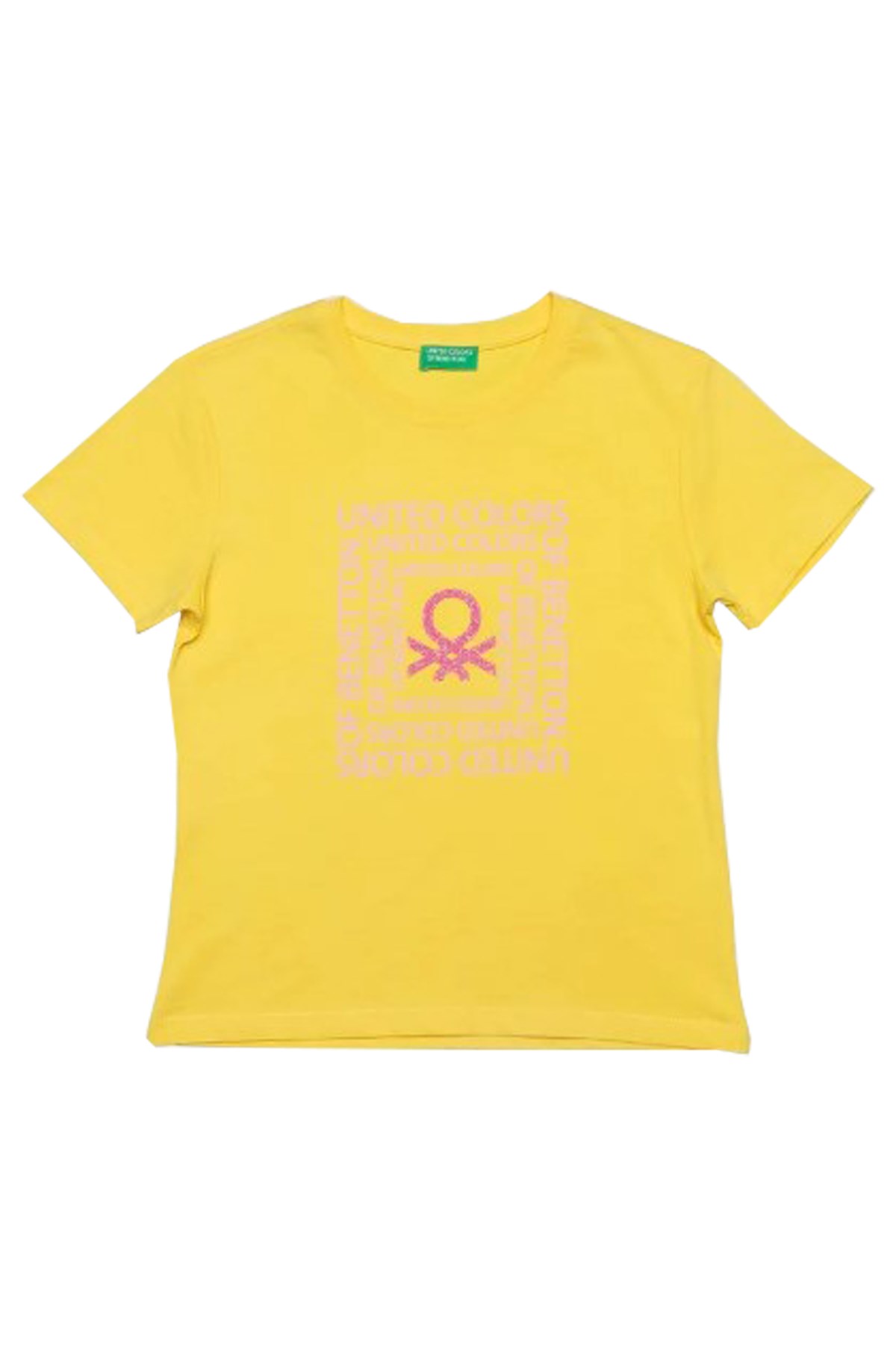 Benetton Çocuk Tişört BNT-G20498 Sarı