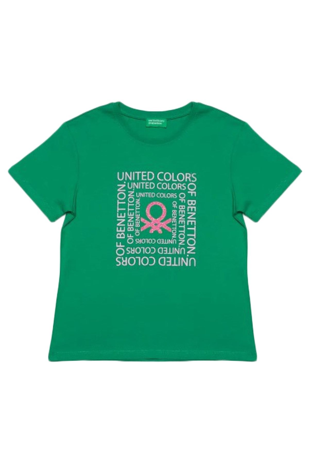 Benetton Çocuk Tişört BNT-G20498 Yeşil