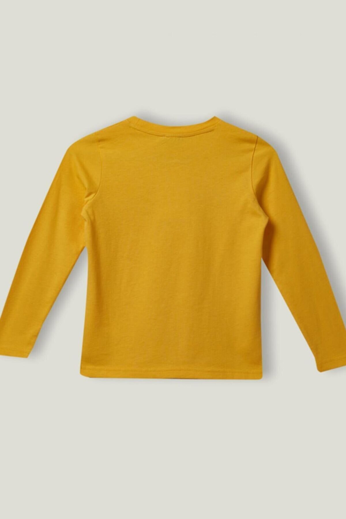Benetton Çocuk Sweatshirt BNT-G205 Sarı