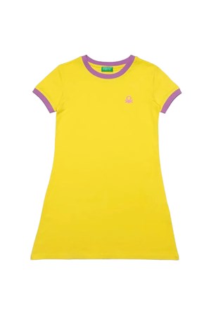 Benetton Çocuk Elbise BNT-G20512 Sarı