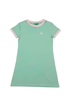 Benetton Çocuk Elbise BNT-G20512 Yeşil