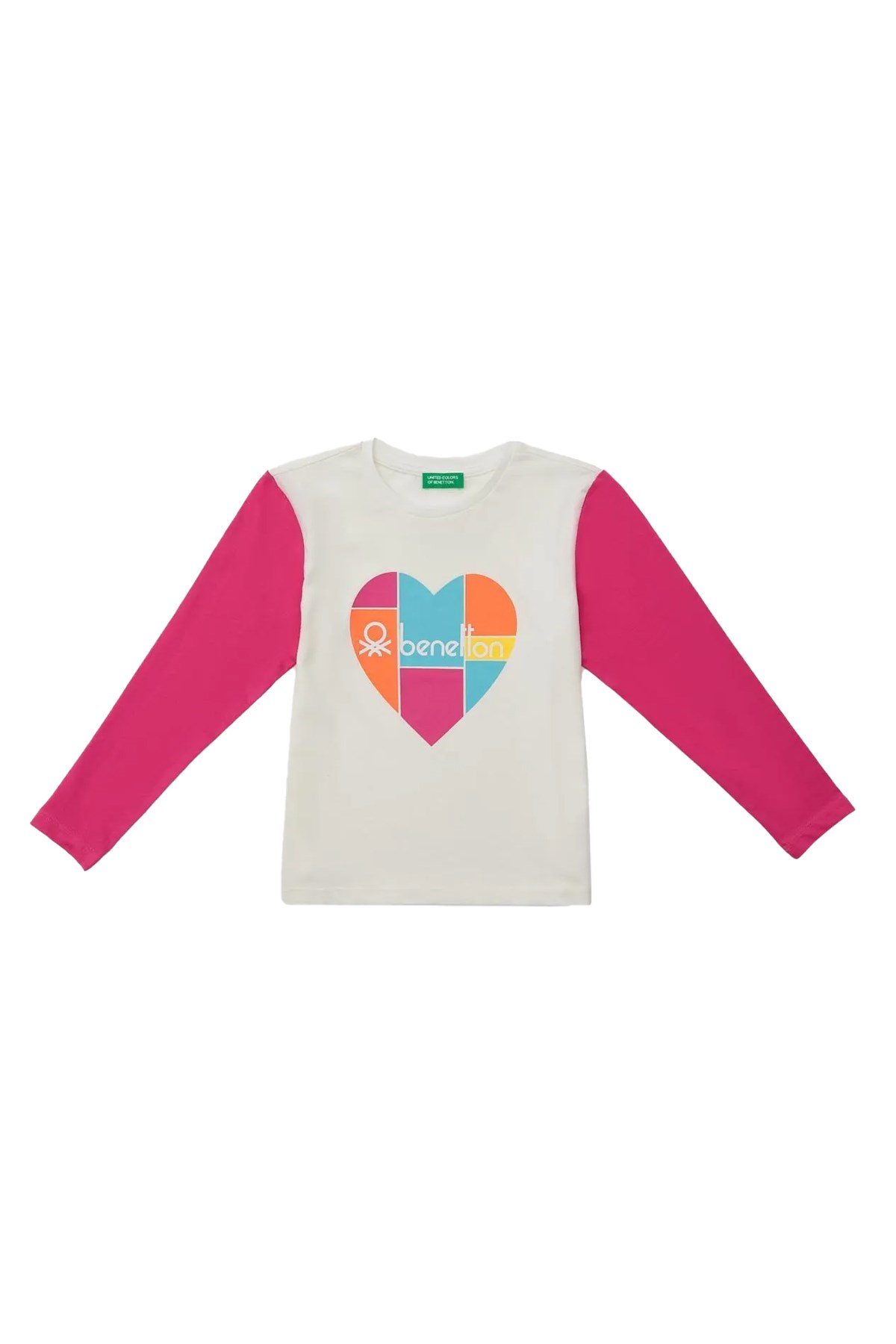 Benetton Çocuk Tişört BNT-G20827 Pembe