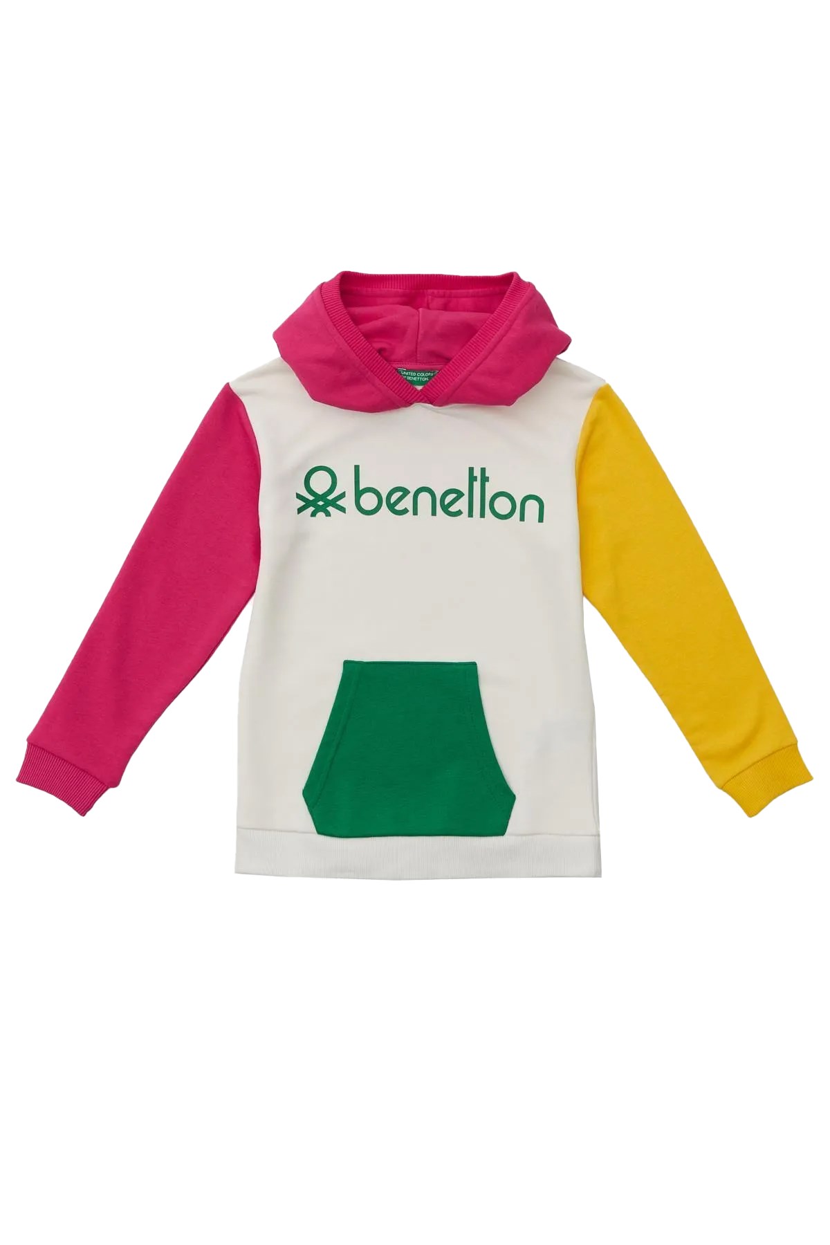 Benetton Çocuk Sweatshirt BNT-G20836 Beyaz