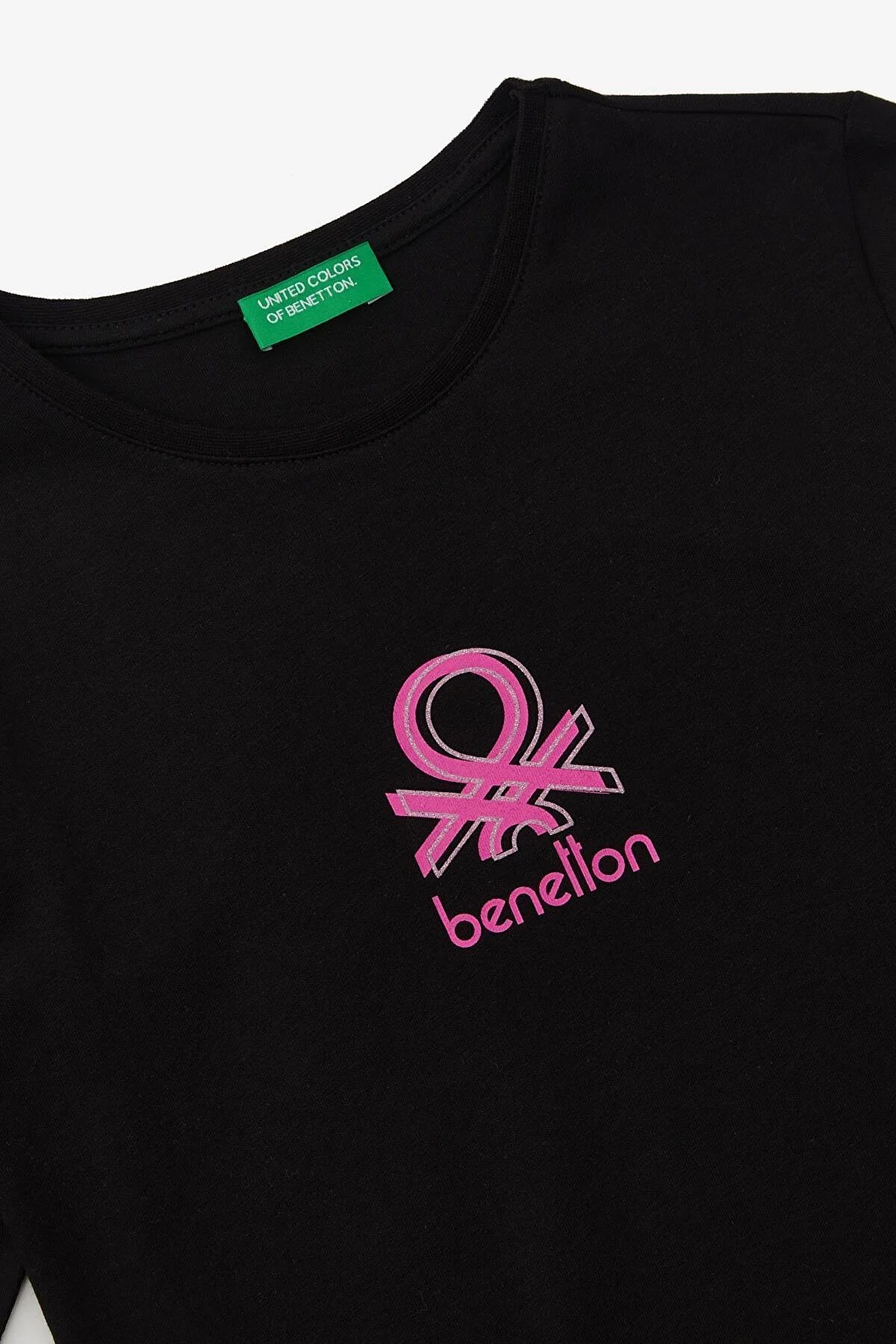 Benetton Çocuk Tişört BNT-G20859 Siyah