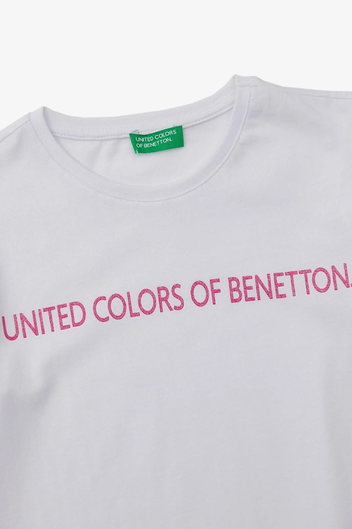 Benetton Çocuk Tişört BNT-G20863 Beyaz