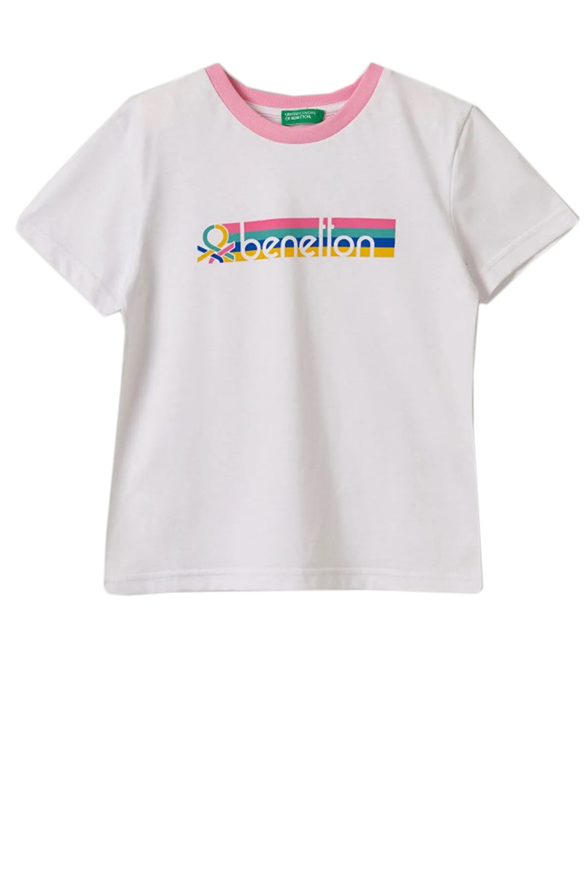 Benetton Çocuk Tişört BNT-G237 TOP Beyaz