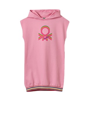 Benetton Çocuk Elbise BNT-G262 Pembe