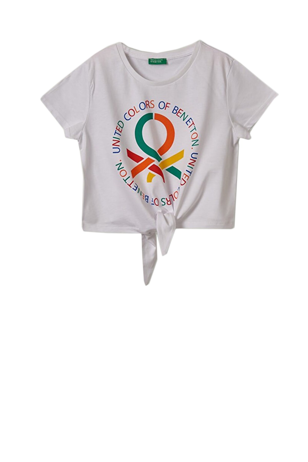 Benetton Çocuk Tişört BNT-G284 TOP Beyaz