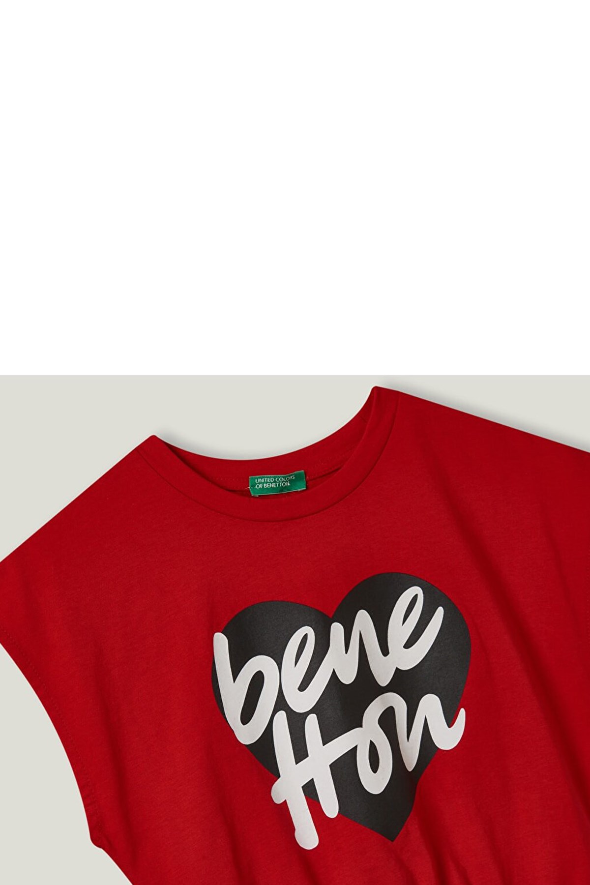 Benetton Çocuk Tişört BNT-G285 TOP Kırmızı