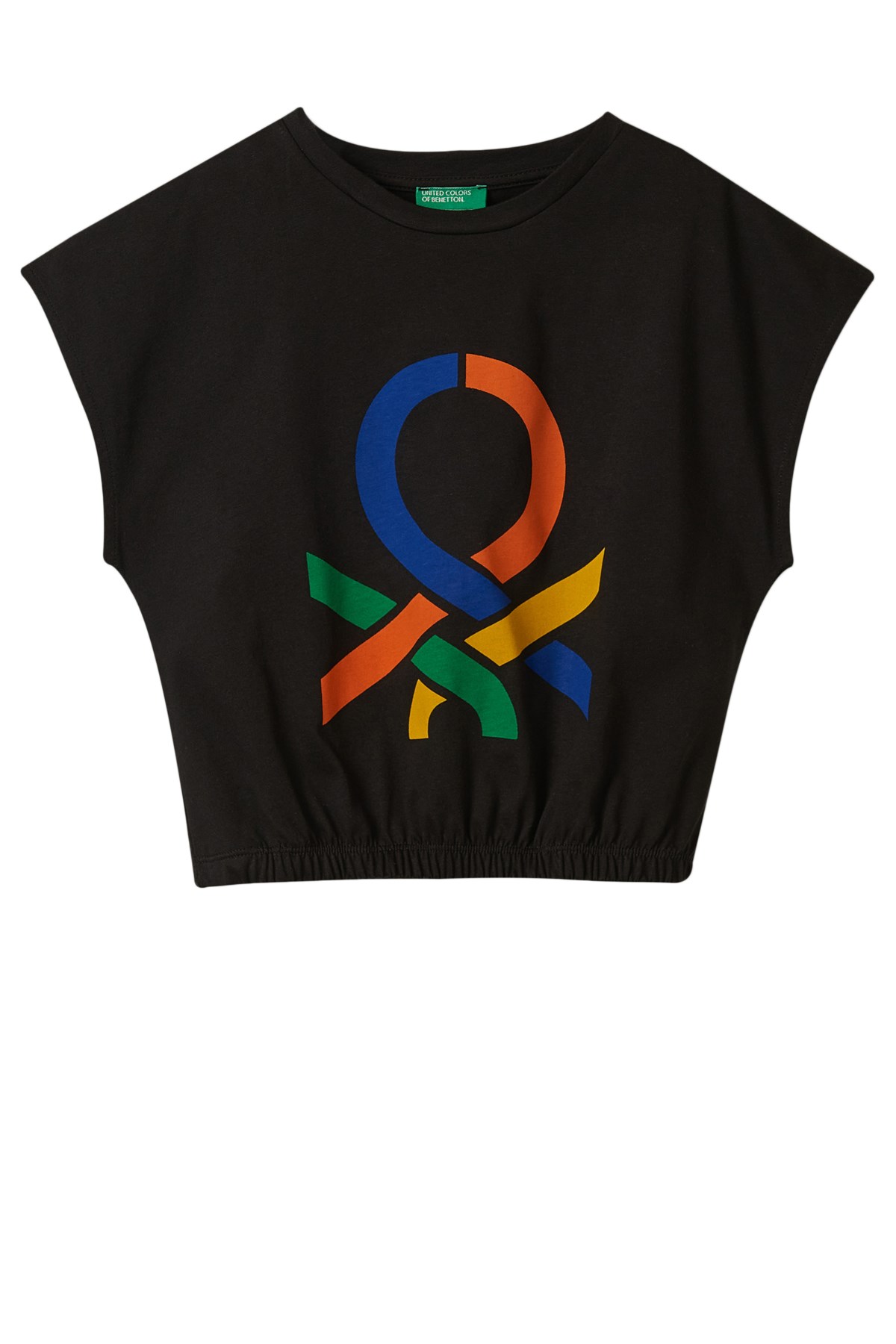 Benetton Çocuk Tişört BNT-G288 TOP Siyah