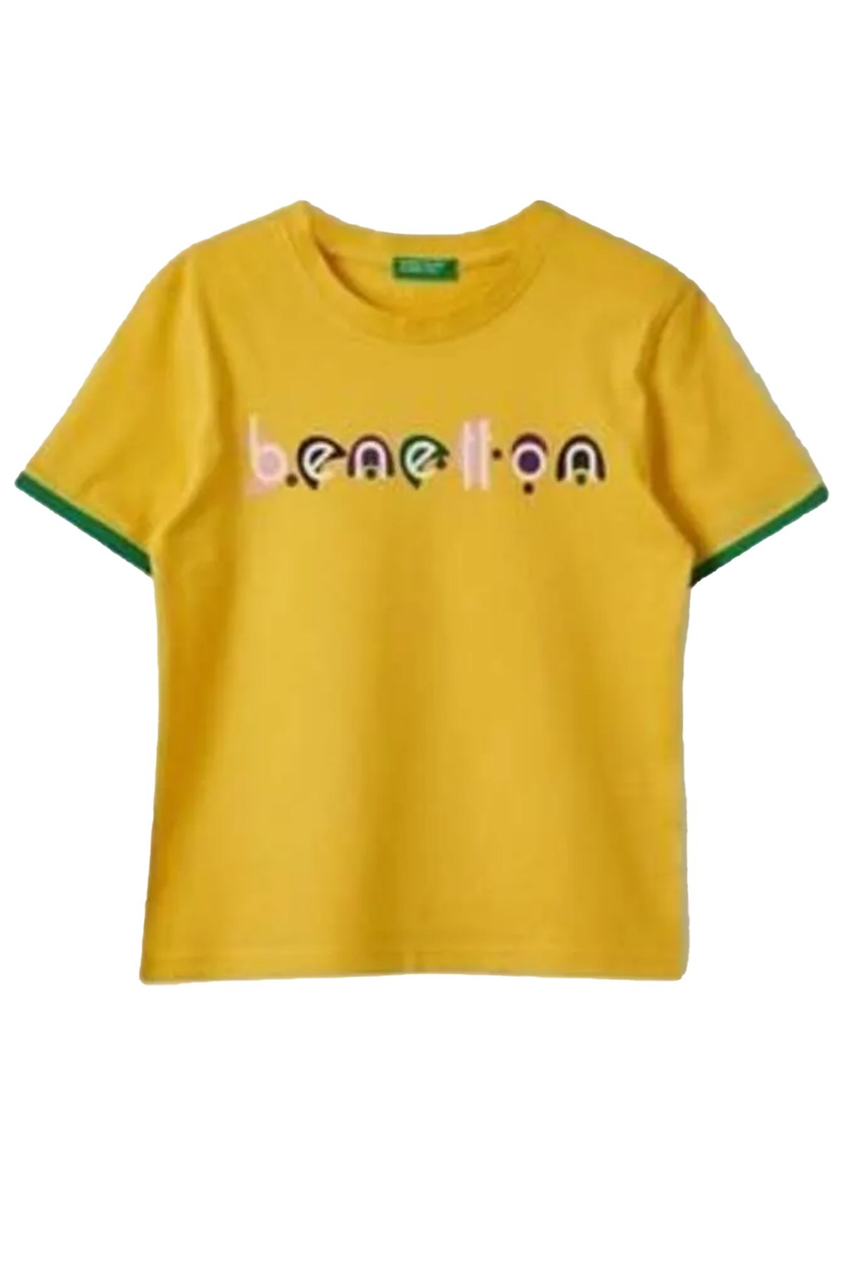 Benetton Çocuk Tişört BNT-G290 TOP Sarı